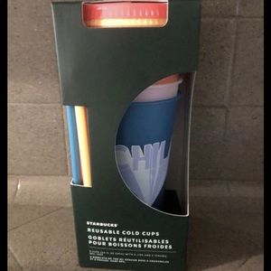 Starbucks reusable pride cups